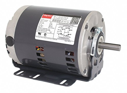 Dayton 3/4 HP Belt Drive Motor, Split-Phase, 1725 Nameplate RPM, 115/208-230 Voltage, Frame 56H