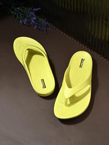Image of DOCTOR HEALTH SUPER SOFT Women Ultra Soft Cushion Footbed Slipper | Comfortable Light Weight Waterproof Slippers |Adult Flip Flops Mild Acupressure | All Day Wear