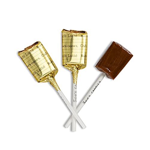 See's Candies 1 Lb 5 Oz Cafe Latte Lollypops #TOP1