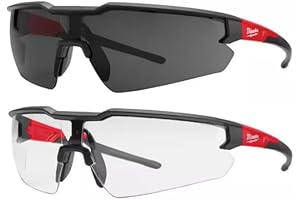 Milwaukee Tinted & Clear Anti-Scratch Safety Glasses Bundle