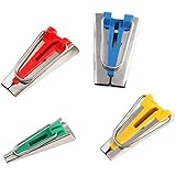 ✔ Schrägband DIY: Mit dem praktischen Bänder Kit können Sie aus jedem Stoff einen Akzent, eine Bordüre oder einen Besatz machen. Hervorragend für jedes Nähprojekt geeignet. Kreieren Sie die gewünschte Farbe, das gewünschte Muster oder alle hübschen Designs am Rand. Geeignet zum Nähen von Anfängern.