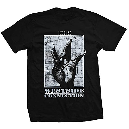 Image of Ice Cube Westside Connection Official Tee T-Shirt Mens Unisex (Large) Black