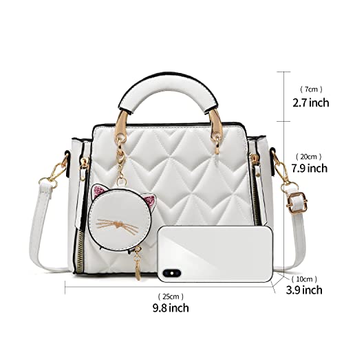 Xiaoyu Bolsas e bolsas modernas para mulheres, bolsas transversais, alças superiores, bolsas de ombr