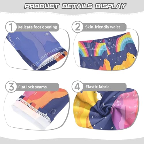 Toddler Girls Leggings Printed Yoga Pants Leggings Cartoon Summer Animals for Kids3