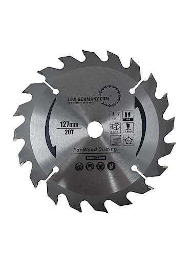 Lame de scie circulaire HM New Generation d = 127 x 2,6 x 12,7 avec 20 dents WZ pour Black & Decker/SKIL