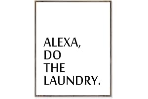 Laundry Room Art Wall Decor: "Alexa, Do the Laundry" - A Humorous...