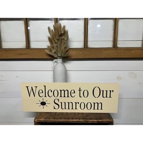 VelfDuel Welcome Sunroom Sign Cover