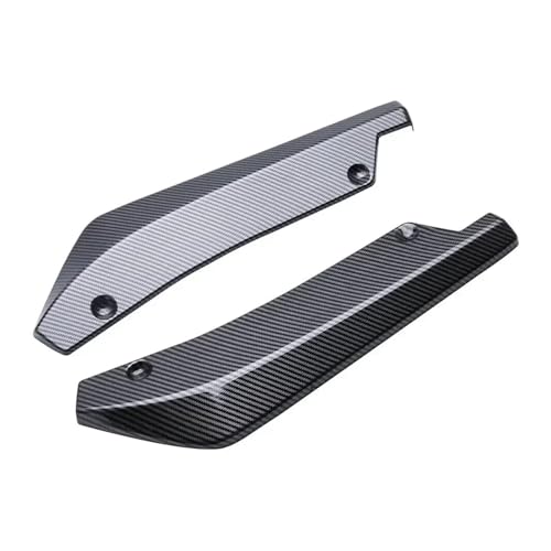 Alerón lateral de parachoques trasero universal coche negro canards esquina trasera 2025