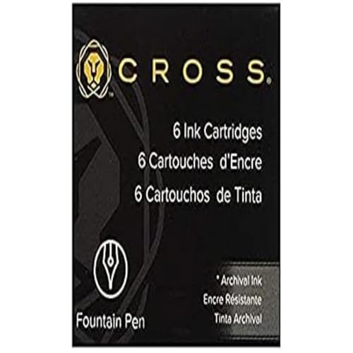Cross 8920 Füllfederhalter Tintenpatronen, 6 Stück, blau