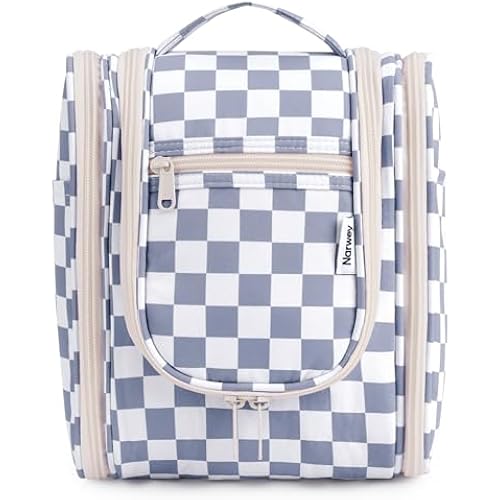 Narwey Hanging Travel Toiletry Bag for Women, Makeup Cosmetic Bag