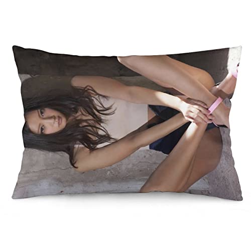 枕カバー 菜々緒 おしゃれかわいい 枕カバー・ピローケース 両面印刷 枕カバークッションカバー腰枕カバー誕生日プレゼントホームインテリアソファ枕カバー 20"x30"