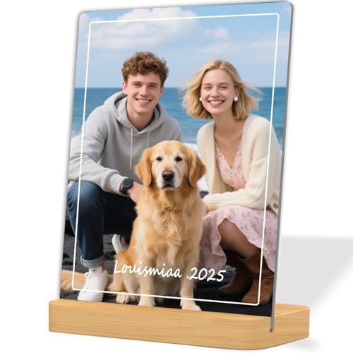 AIPTTOP Custom Metal Photo Prints, Customize Your Own Picture Frame, Ideal Custom Gifts For Family Friends And Lovers
