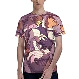 Anime Manga Beastars T Shirt Mens Fashion Tee Summer O-Neck Short Sleeves Tshirt Black