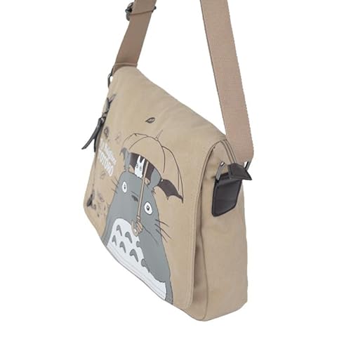 Bolsa mensageiro anime feminina bolsa tiracolo de lona bolsa de ombro masculina mochila bolsa de pei