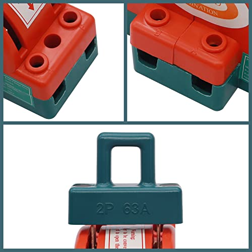 TWTADE Disconnect Knife Switch 63A 220V 2 Pole Double Throw DPDT Power Disconnect Switch HK11-2P-63 by TWTADE - Image 6
