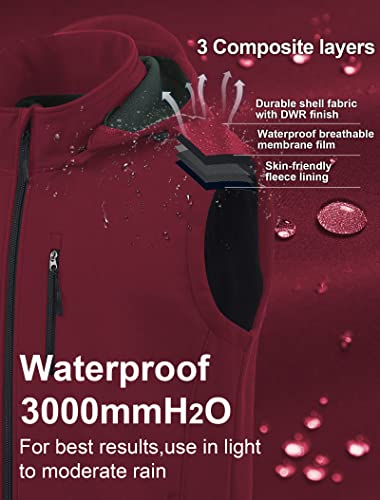 Image of CREATMO US Men's Casual Lightweight Warm Thin Outerwear Vest Windbreaker Sleeveless Jacket With Removable Hood