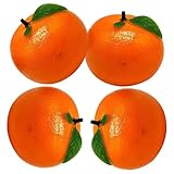 KESYOO シミュレーションタンジェリンオーナメント 人工オレンジ装飾 シミュレーションフルーツモデル パーティー 店舗 写真撮影用小道具