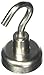 07632 2 Pack, 28.787"D x.285T x 1/4"H, Chrome Plated Neodymium Magnetic Hook