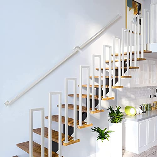 Rampe d'escalier en métal robuste avec support de balustrade fixe