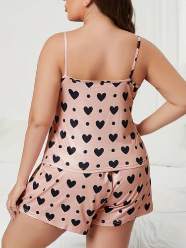 Image of Night Suit for Women - Soft Breathable Satin Fabric Stylish Shorts for Woman, Cute Printed Nightwear Western Co ord Set Sleepwear, Lounge Wear for Every Night