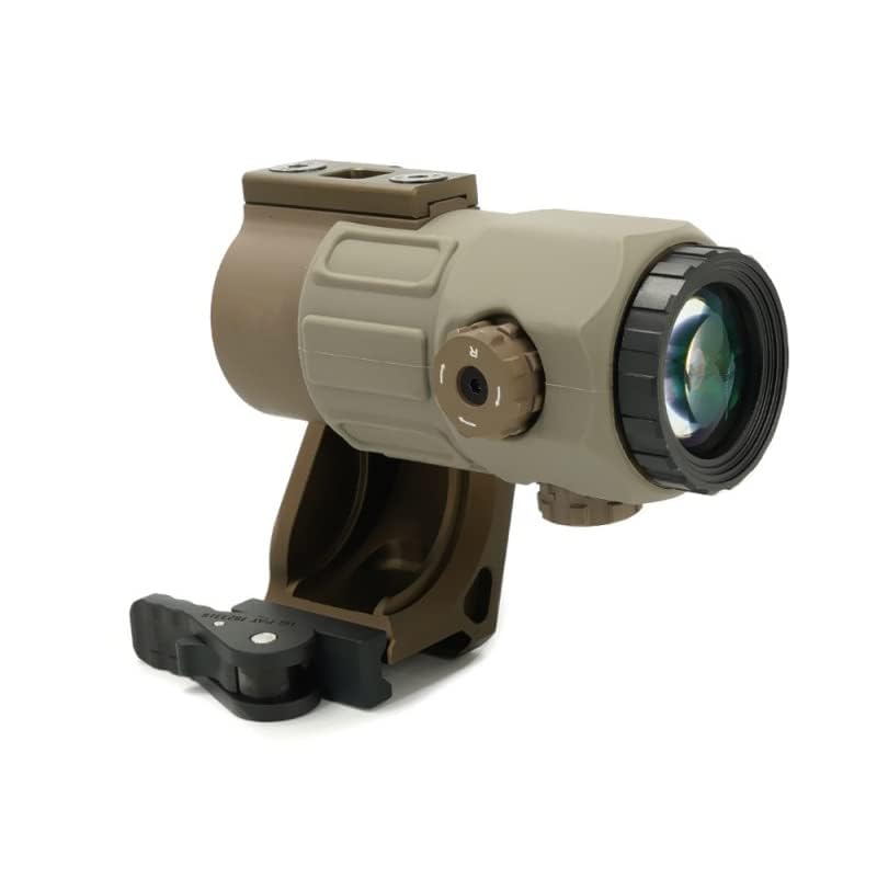 G45 5X Magnifier with 2.26 FTC Mount Combo?Quick Release and Flip-to-Center (FTC) Mechanism?CNC 7065 Alumnium?Black/FDE/TAC (TAN)