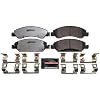PowerStop Front Brake Pads For Cadillac Escalade 2008-20 |Chevrolet Silverado 2007-19 |Tahoe 2008-20 - Truck & Tow Carbon-Fiber Ceramic Brake Pads With Installation Hardware, Z36-1363