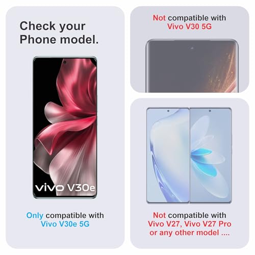 Image of TPU hydrogel Edge to Edge Screen Protector Guard For Vivo V30e (6.78 Inch) With Installation Kit | Fingerprint Compatible | Edge to Edge Coverage