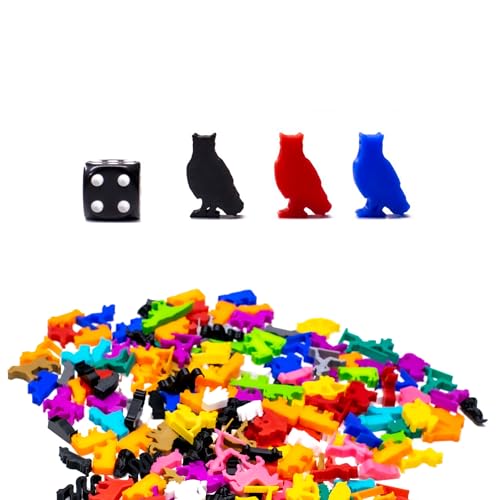 BoardGameSet 10PCS Owl Meeple | Board Game Pieces Accessories Meeples,