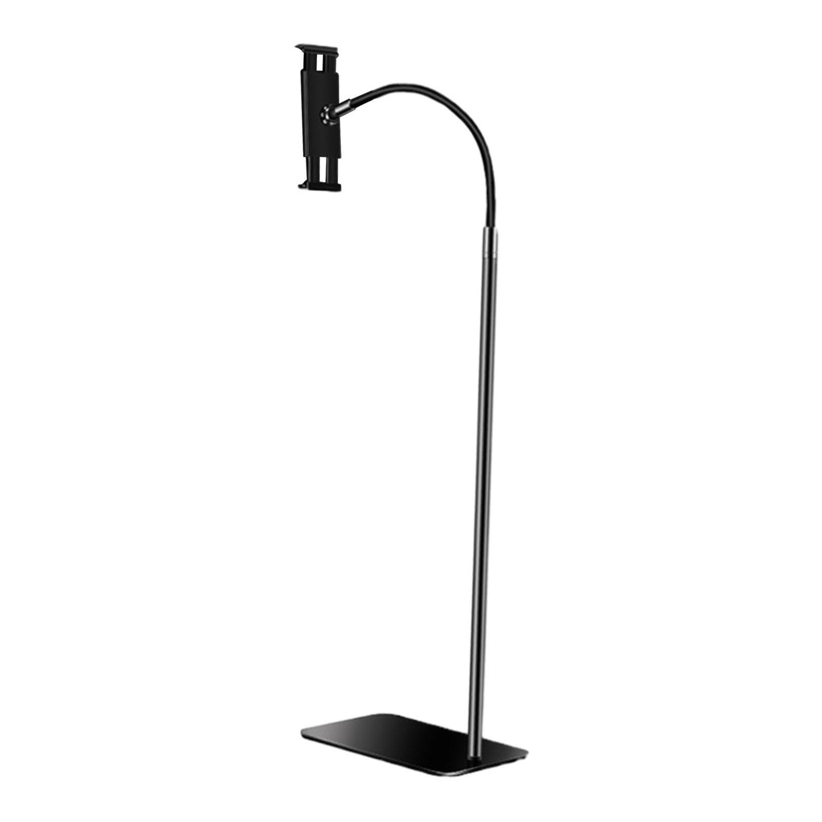 Soporte de Suelo para teléfono con Altura Ajustable y Base Estable giratoria para grabación de vídeo con tecnología Brazo Largo Flexible con rotación 360 Grados, 120 centímetros