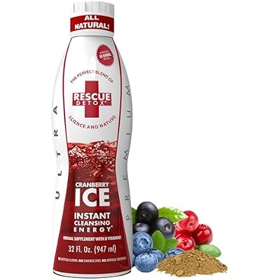 Rescue Detox ICE - Cranberry Flavor - 32oz - Maximum Strength