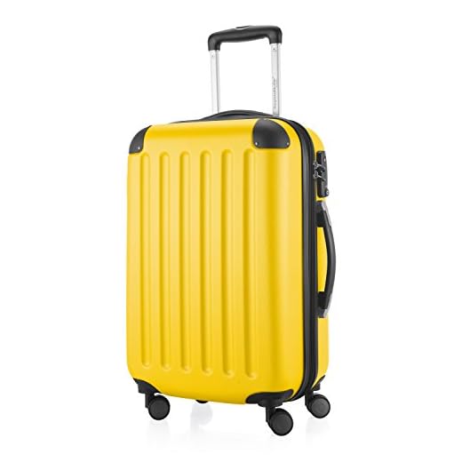 HAUPTSTADTKOFFER Spree, Equipaje de mano, 55 cm, Amarillo