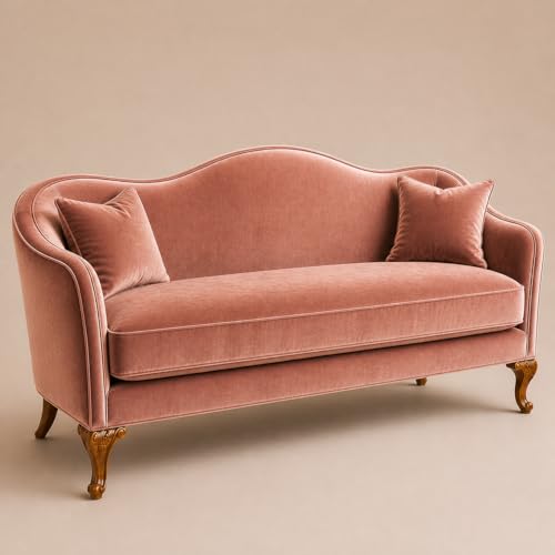 Image of Chaise Lounge Royal Carving Sofa Design Golden Polished and Leatherette Cover (Ashrose)