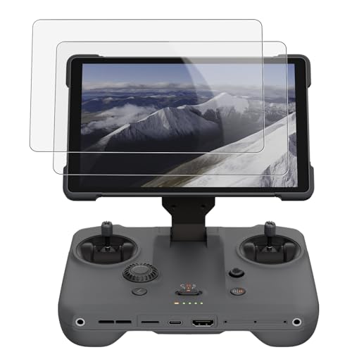 �y2���Z�b�g�zDJI RC Pro 2 �p �t�B���� �h���[���ی�t�B���� �����K���X �yHUKWIMO�z9H�d�x �ی�t�B���� �w��h�~ HD�����ߗ� �����z�� ���ɋ��� �������� ���˒ጸ ��U�h�~ DJI RC Pro 2�Ή�