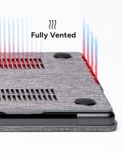 Funda MacBook Pro 16 ligera de dos piezas resistente a arañazos con goma 3