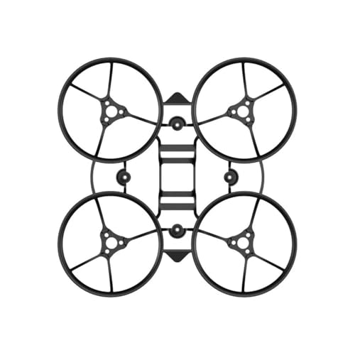 Air65 II �V���[�Y 65mm �u���V���X�t�[�v�t���[�� 2.65g �y�ʐ݌v 33mm �_�N�g�p�^�[�� �}�C�N���h���[���p FPV 1�Z�b�g(Black)