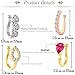 VAMA FASHIONS Gold Silver Rose Gold Non Piercing Clip On Nose Pins Without Hole Pressing Type Nose Ring Studs for Women