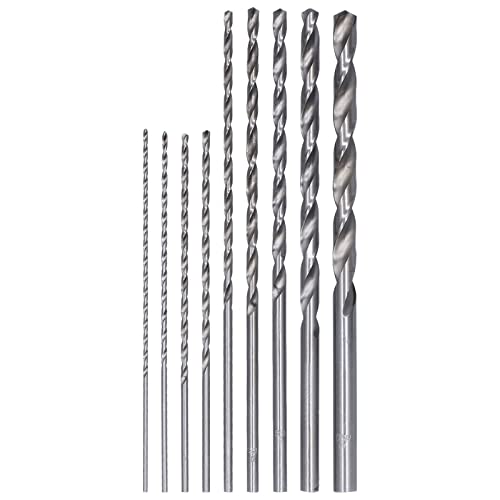 Fafeicy 9-tlg Extra Lange Spiralbohrer Set