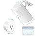 Souphran Plug-in Wireless Motion Activated Light Control, No Wiring, 130 Ft RF Range, Adjustable Detection Range, Always-on Timer and Light Sensor, Motion Detector and Plug Set