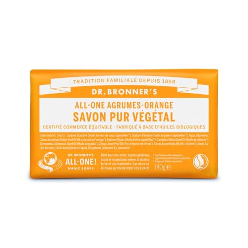 Savon Solide Agrumes-Orange - Dr Bronner's