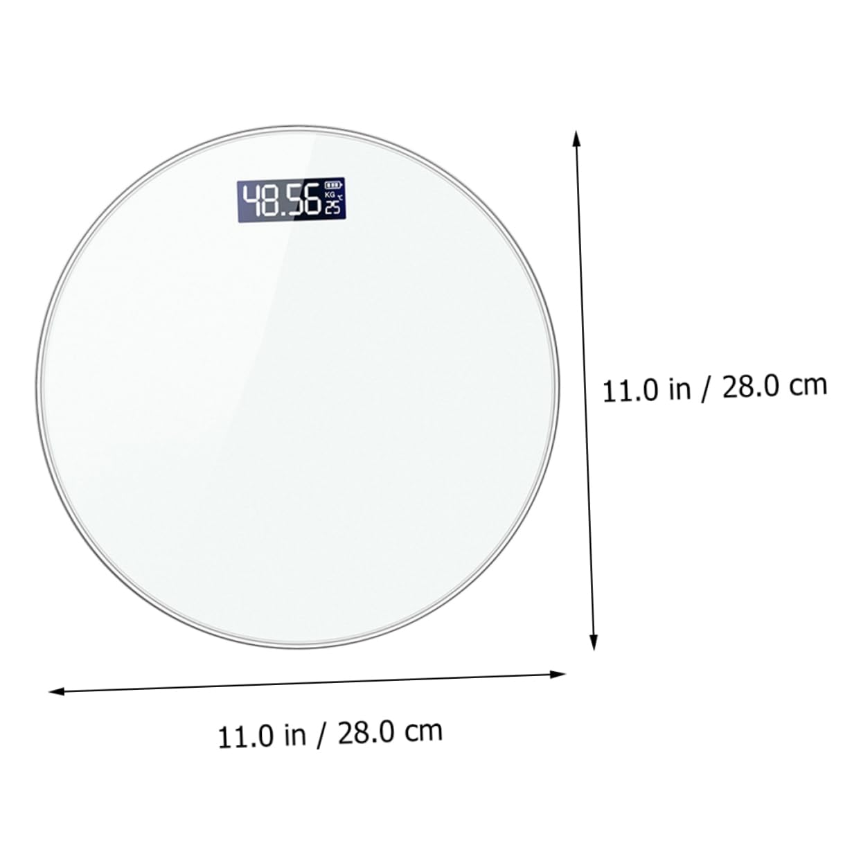 Smart per La Del Peso Strumento Misurazione Duraturo con Display Della Temperatura e Design Compatto Realizzata Temperato e Facile Usare Utilizzo