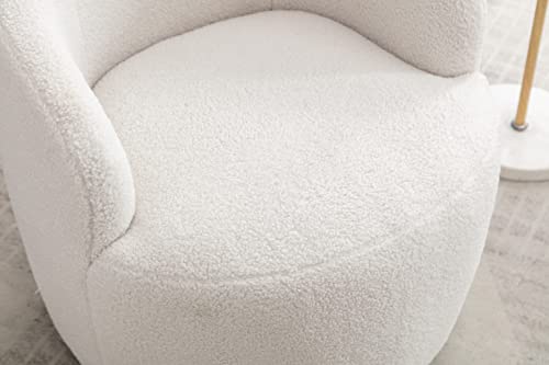Sillón Redondo Plegable Blanco miniatura 7