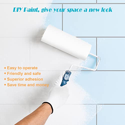 Realinn Tub And Tile Refinishing Kit 35.2 Oz White, Diy Bathtub Reglazing Kit, Refacing Bathroom Kitchen Toilet Tile Shower Basin Sink Countertop #TOP1