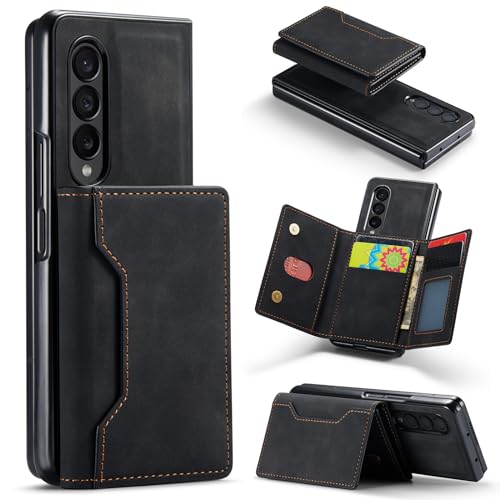 Samsung Galaxy Z Fold 4 5G étui portefeuille cuir avec support ZFold4 Z4