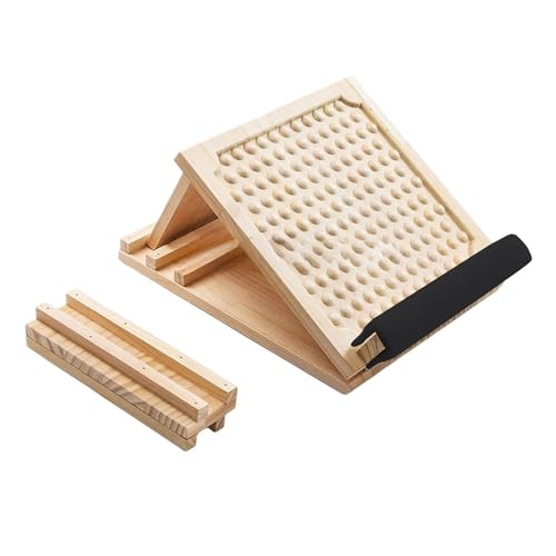 Tabla inclinada de madera para estiramiento de pantorrillas miniatura 1