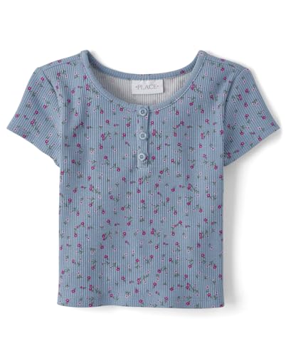 Image of The Children's Place Girls' Basic Short Sleeve Knit Shirts