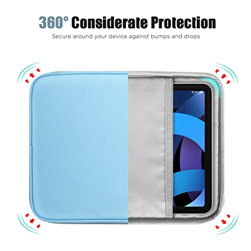 Image of TiMOVO 9-11 inch Tablet Sleeve Bag with Pocket, Light Blue | Fits iPad 11 inch A16 2025, iPad 10.9 inch /10.2 inch, Air 11 inch 5th /4th Gen, Galaxy Tab A9+ /A11 Plus 11 inch