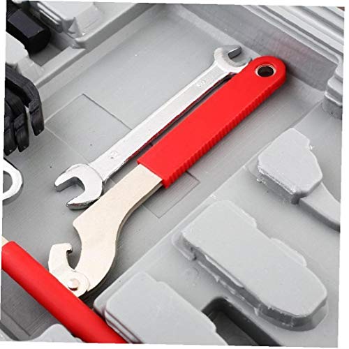Bicycle Repair Kit Multifunction Tools Mechanic Maintenance Set for Mountain Road Bike Silver Bicycle Supplies - Image 6