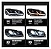 Car Lights Compatible With Golf 6 2009-2012 R20 Golf6 MK6 LED Auto Headlights Assembly Upgrade 7.5 Design LHD RHD Version Tools Accessories(Black One Set,For Left Hand Drive)