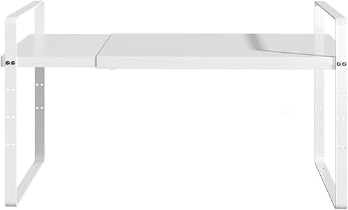 Miniatura 9 de Redrubbit Organizador de estantes expandibles, estantes apilables para encimera de cocina, estante de especias para cocina, baño, despensa, armario,