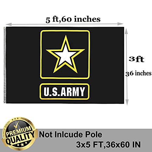 Bandera del Ejercito Americano de doble cara resistente a la decoloracion 7